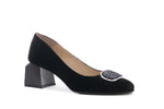 Pantofi dama eleganti piele naturala NIKE 707 negru