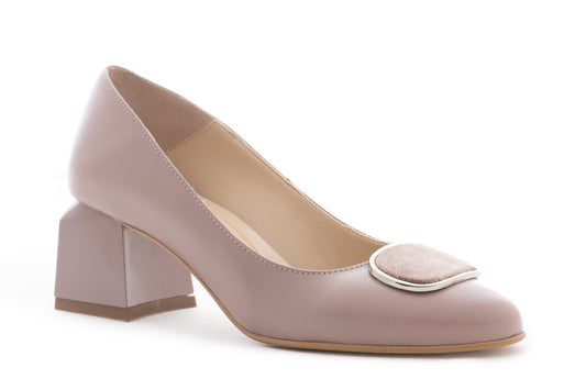 Pantofi dama eleganti piele naturala NIKE 707 vizon box