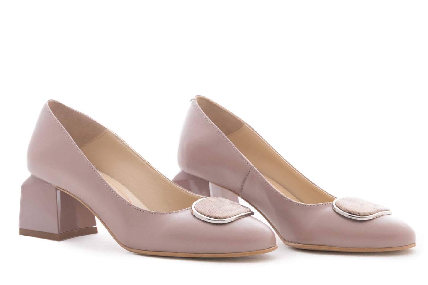 Pantofi dama eleganti piele naturala NIKE 707 vizon box