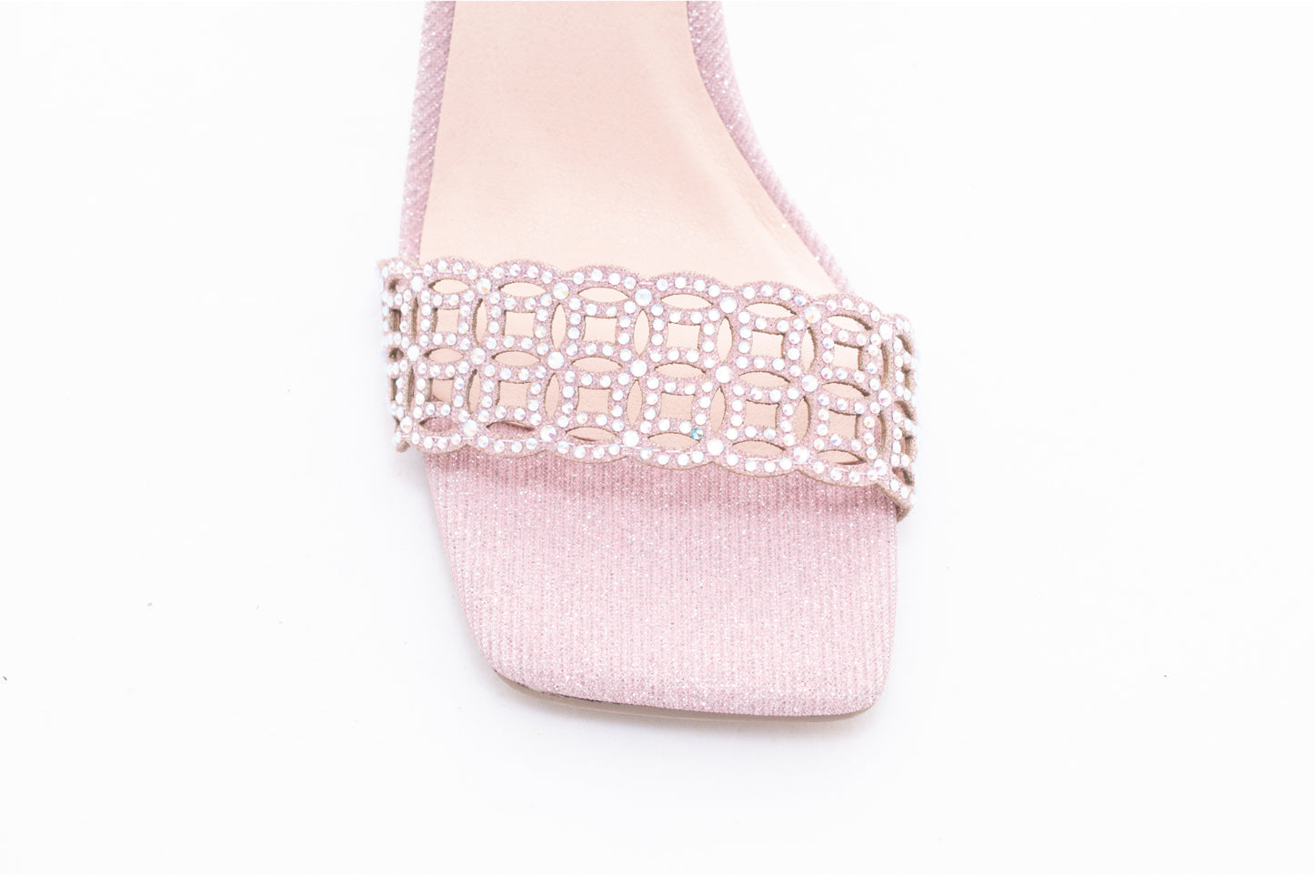 Elegant women's sandals in eco-leather MENBUR 657 pink