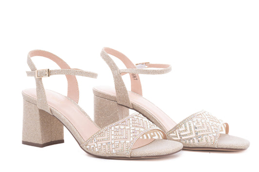Sandale dama elegante piele ecologica MENBUR 687 auriu