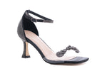 Sandale dama elegante piele ecologica 825 negru