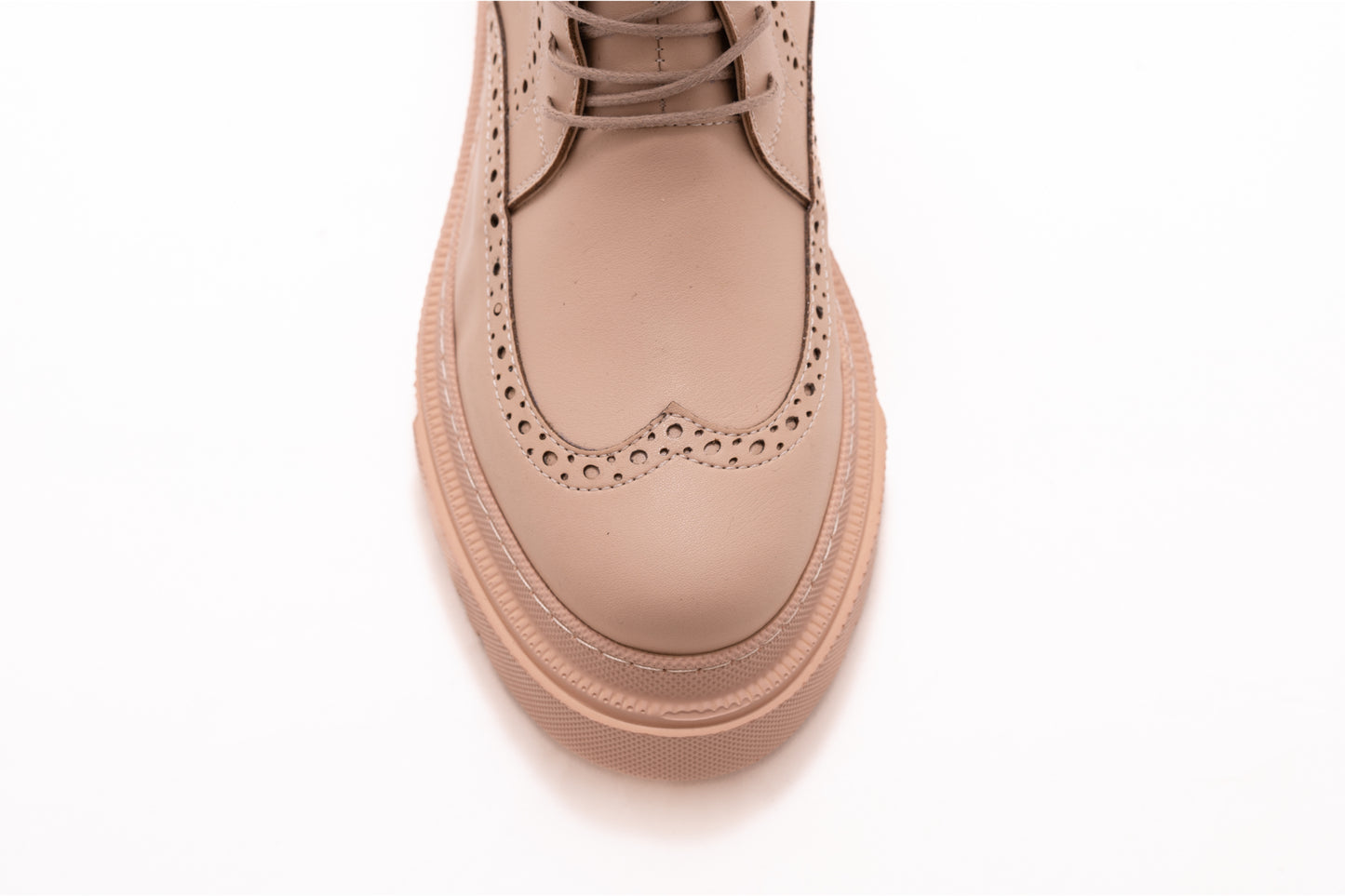 Ghete dama casual piele ecologica LONDON 2130-20 bej