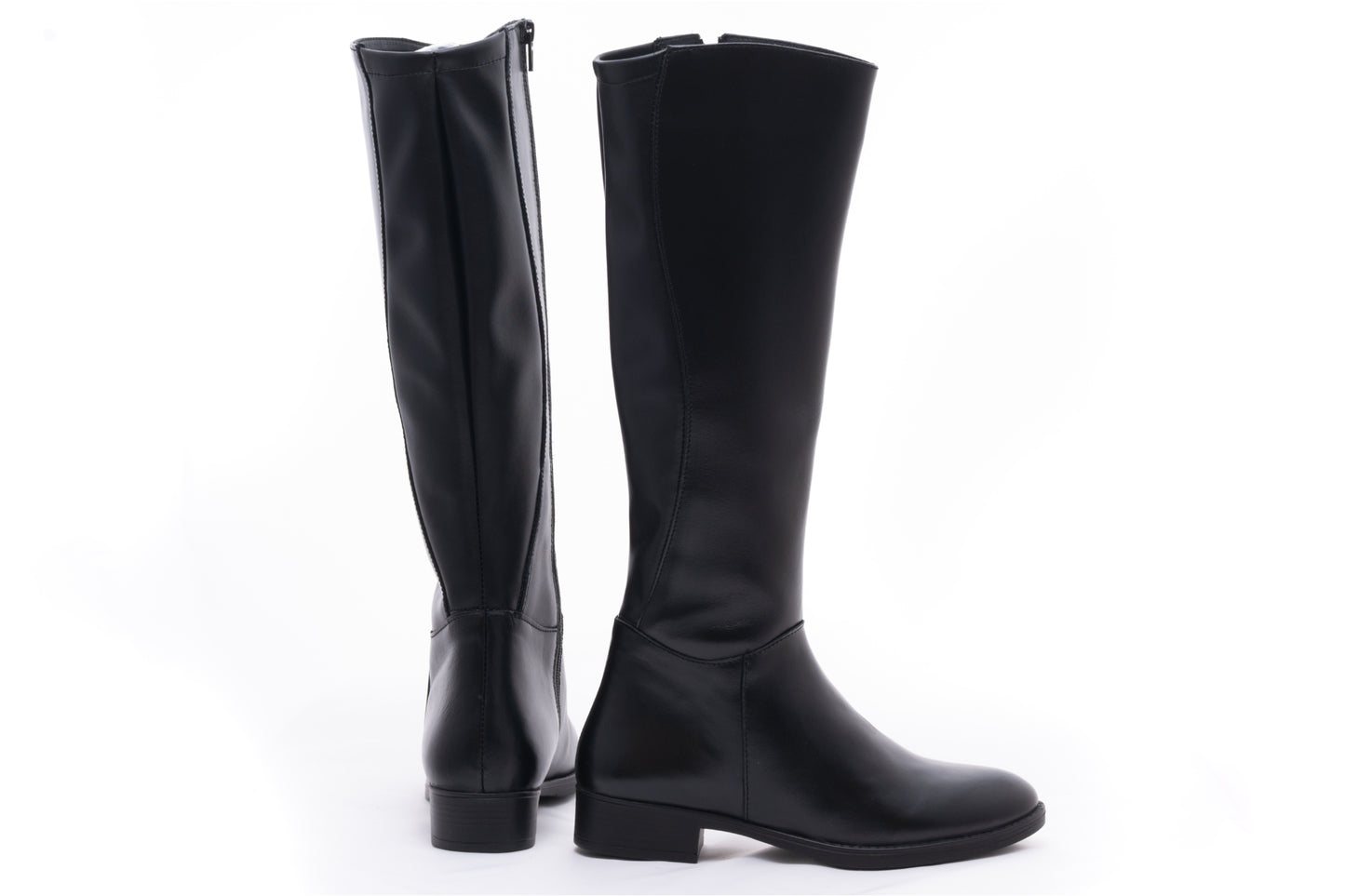 Cizme dama elegante piele naturala FASCINO 1823 negru box