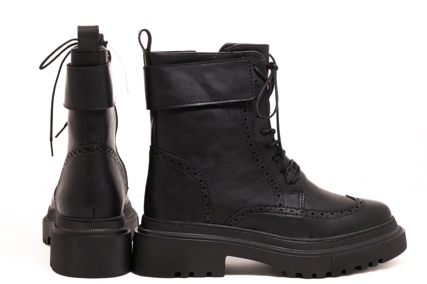 Women's casual boots made of eco-leather LONDON 2130-20 black box