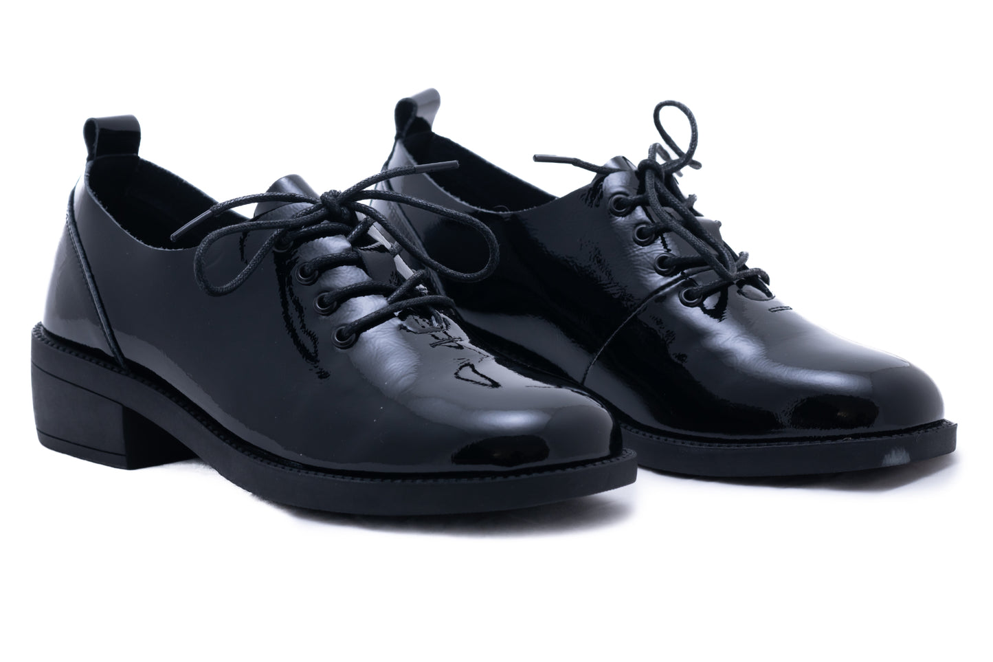 Women's casual shoes made of genuine leather FORMAZIONE 18-1 black