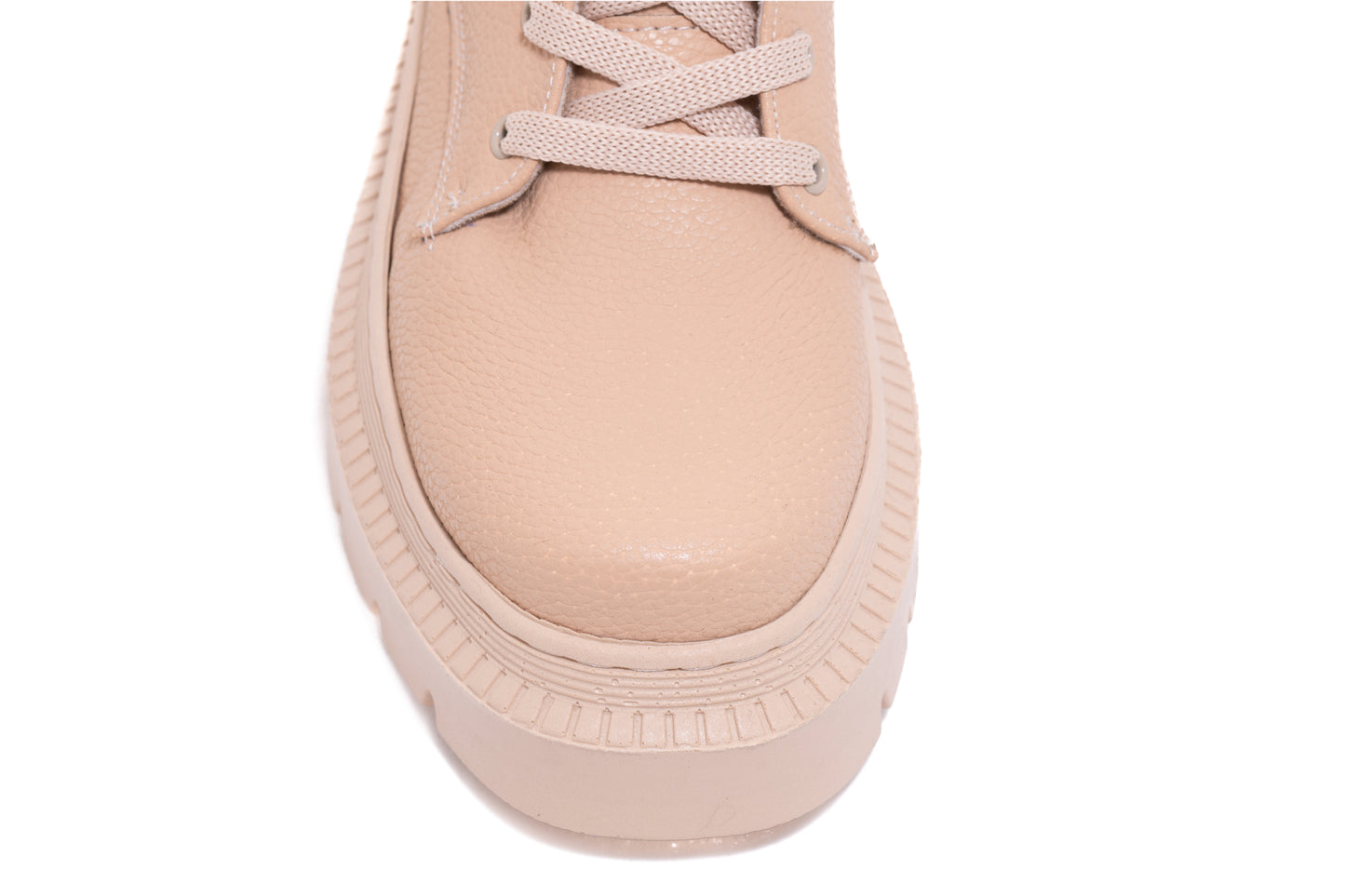 Ghete dama casual piele ecologica LONDON 7005-14 bej