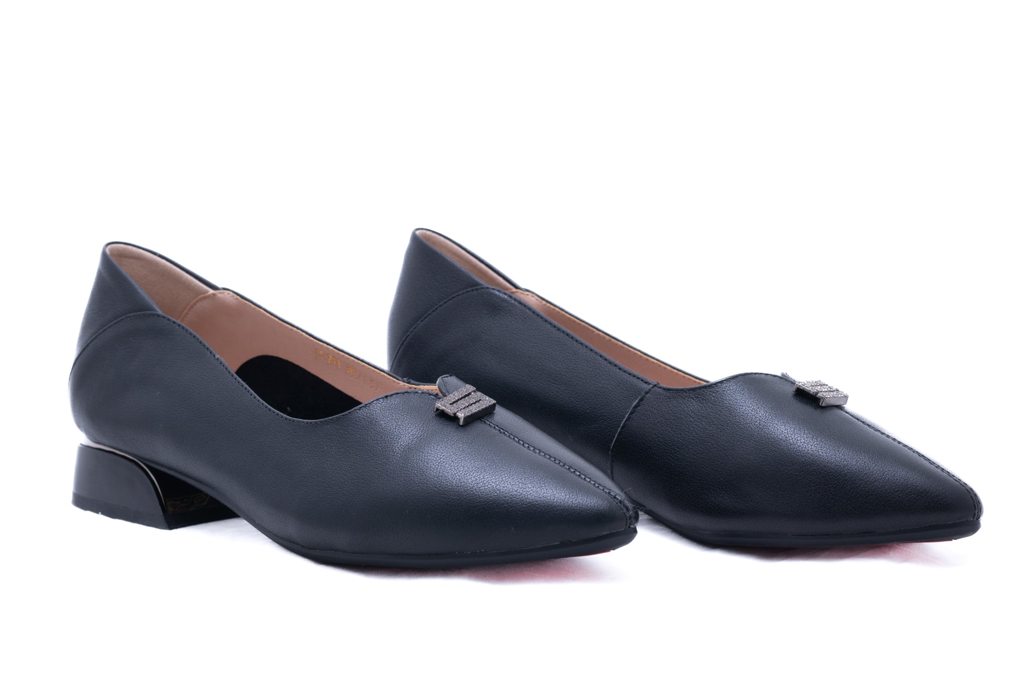 Pantofi dama eleganti piele naturala 11-211 negru