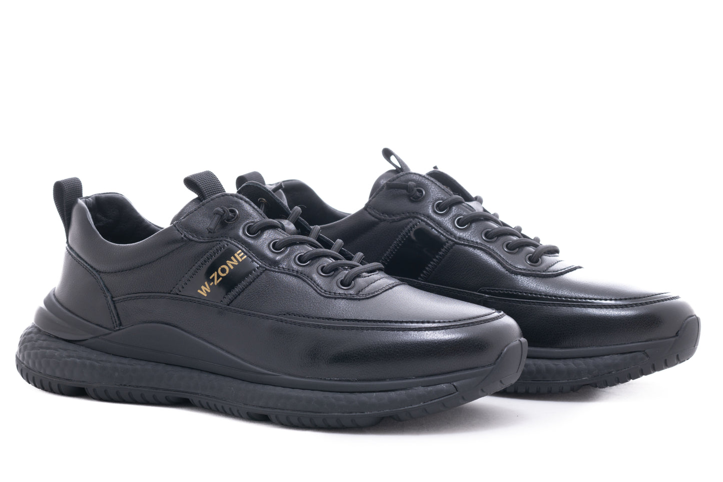 Men's casual shoes made of genuine leather FRANCO GERARDO 33706 black