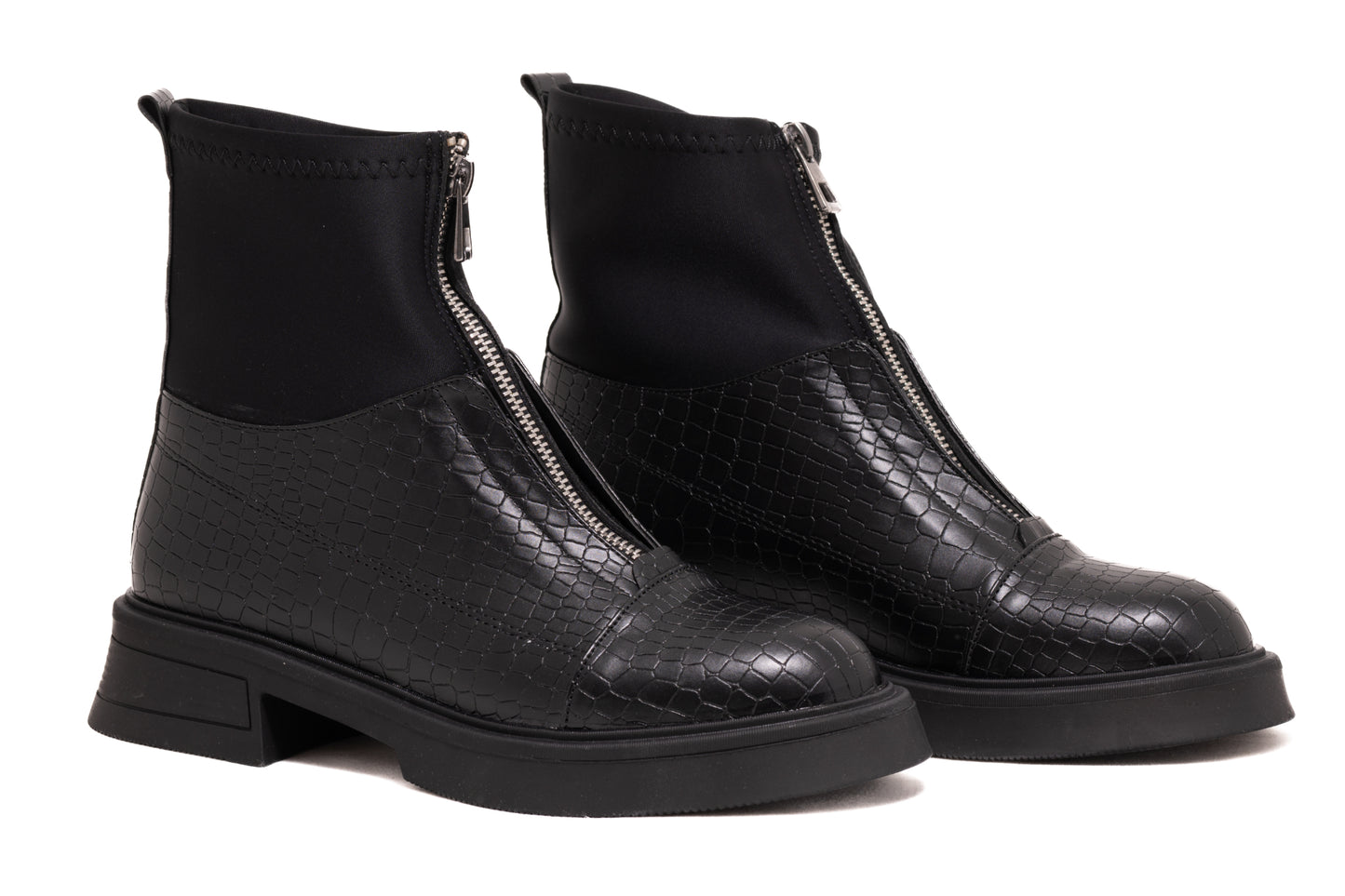 Women's casual boots in eco-leather LONDON 602-23 black box