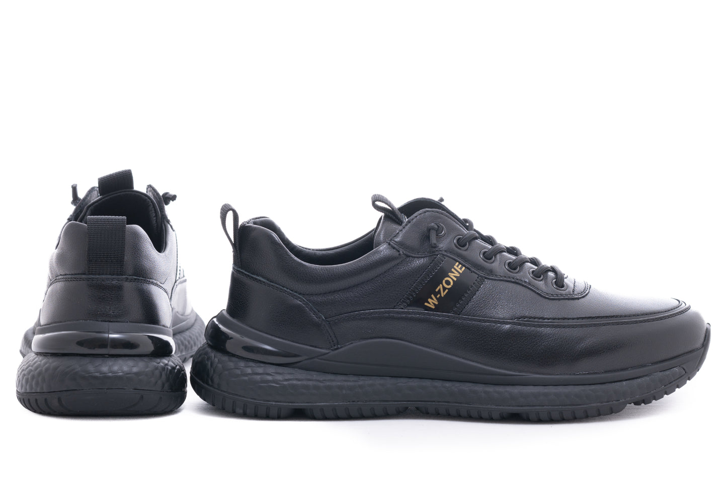 Men's casual shoes made of genuine leather FRANCO GERARDO 33706 black