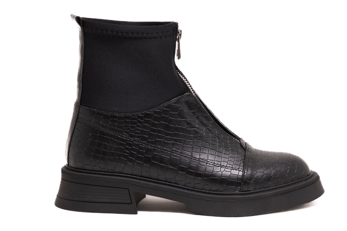 Women's casual boots in eco-leather LONDON 602-23 black box