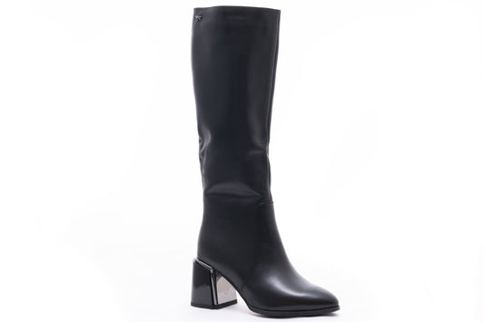 Cizme dama elegante piele naturala 7123 negru
