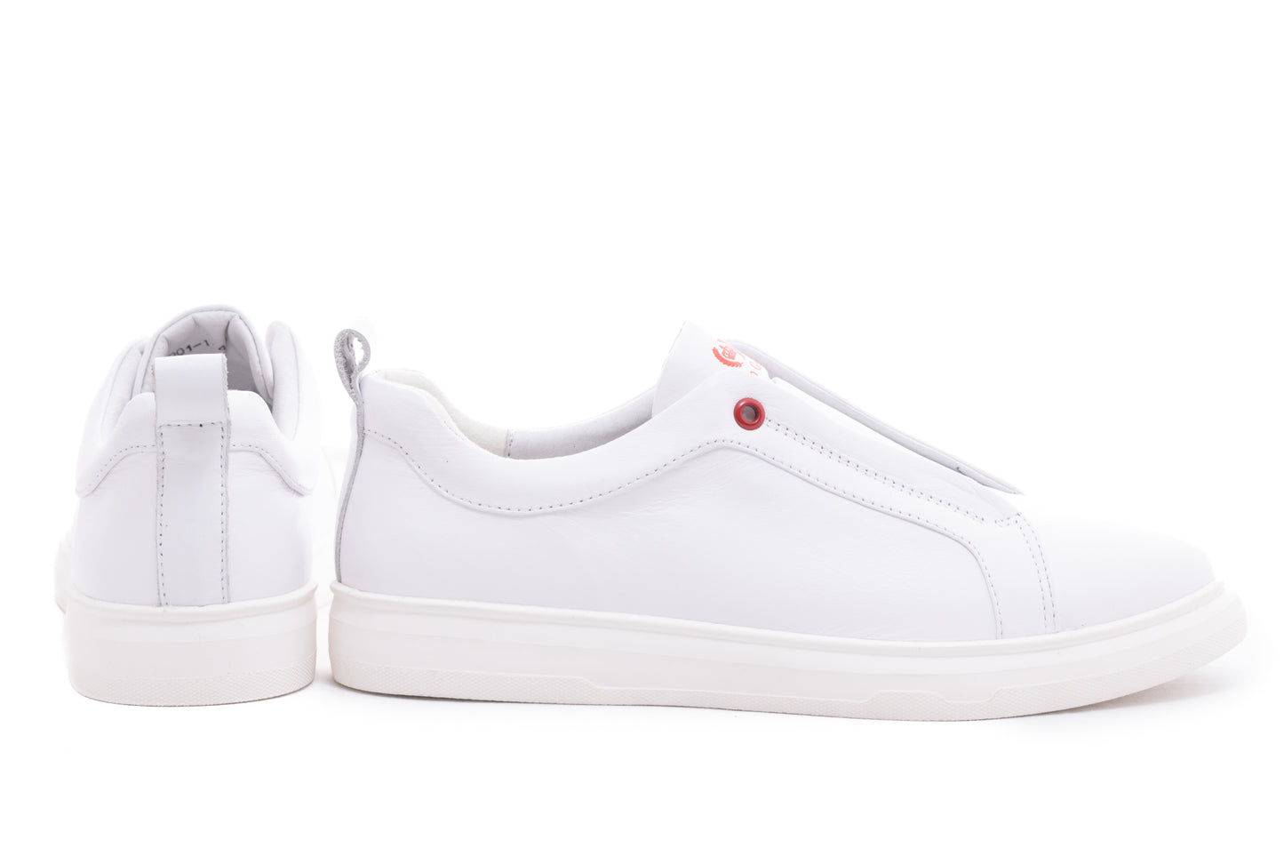 Pantofi barbati casual piele naturala FRANCO GERARDO 1001-1 alb