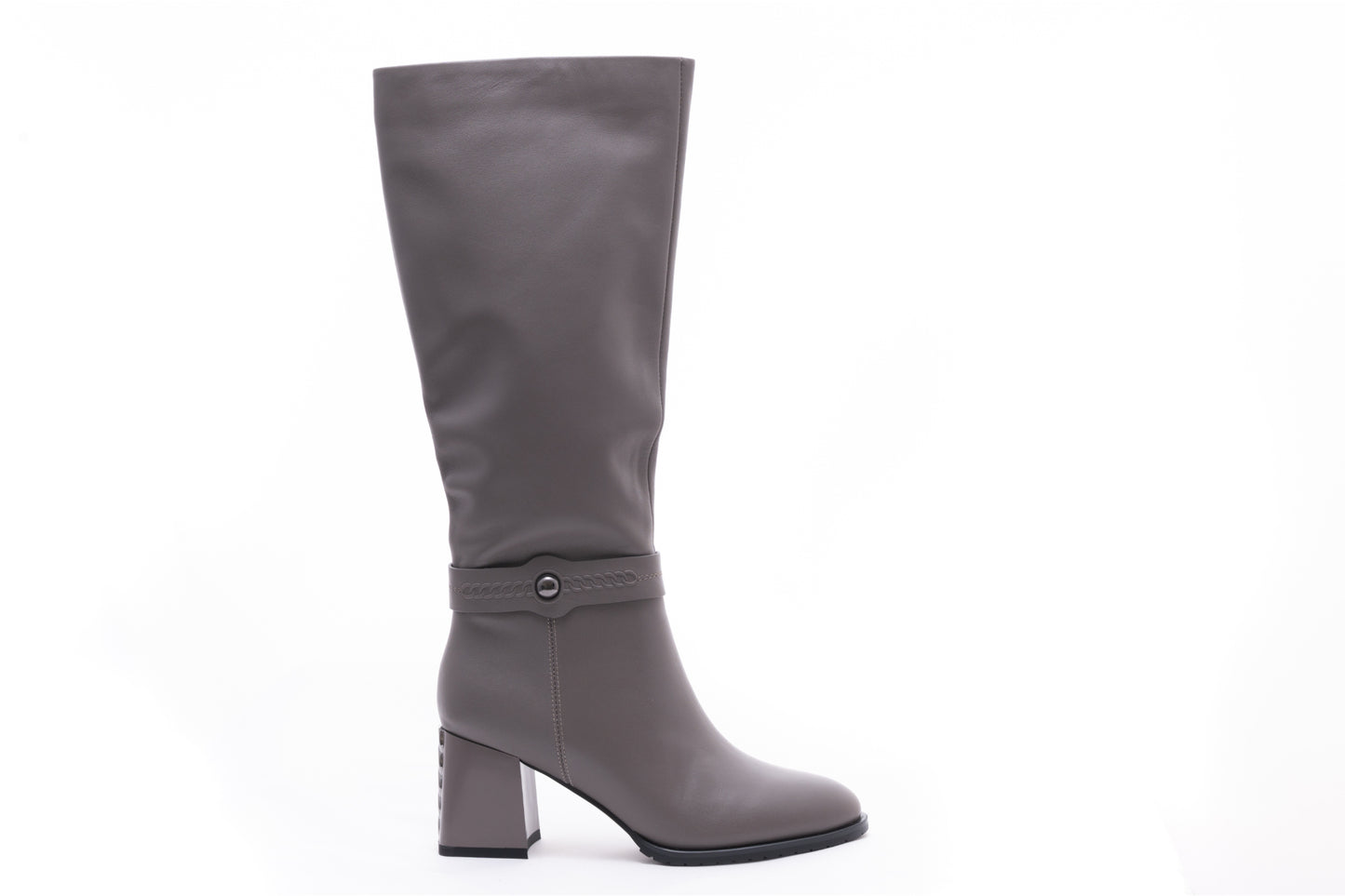 Cizme dama elegante piele naturala FEELING 0014 gri