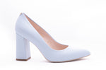 Pantofi dama eleganti piele naturala 9933 albastru