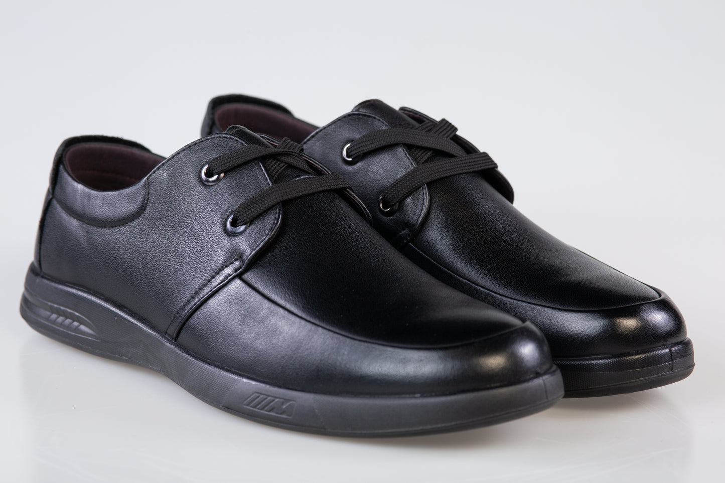 Pantofi barbati casual piele naturala MELS 9116 negru