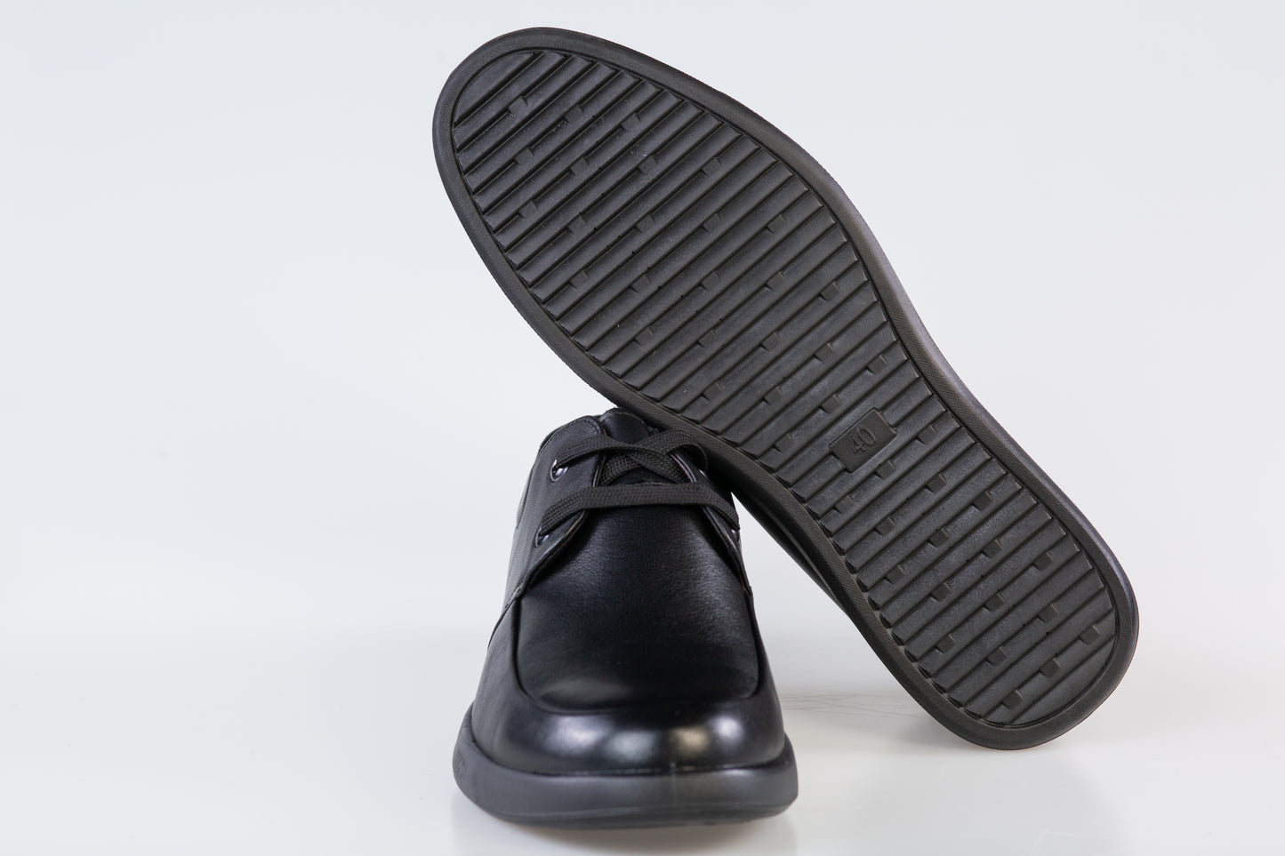 Pantofi barbati casual piele naturala MELS 9116 negru