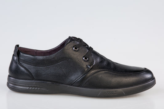 Pantofi barbati casual piele naturala MELS 99105 negru