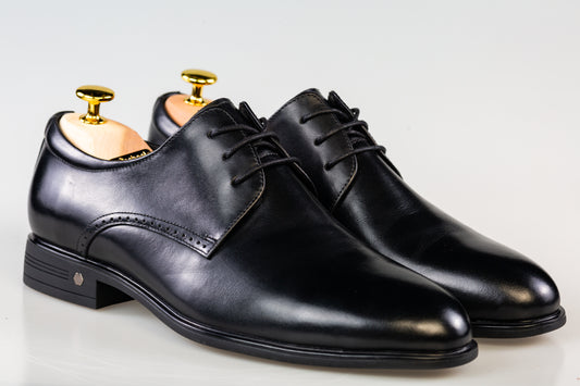 Pantofi barbati eleganti piele naturala ELDEMAS 066-020 negru