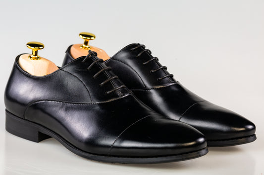 Pantofi barbati eleganti piele naturala ELDEMAS 901 negru