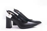 Pantofi dama eleganti piele naturala 2007 negru box