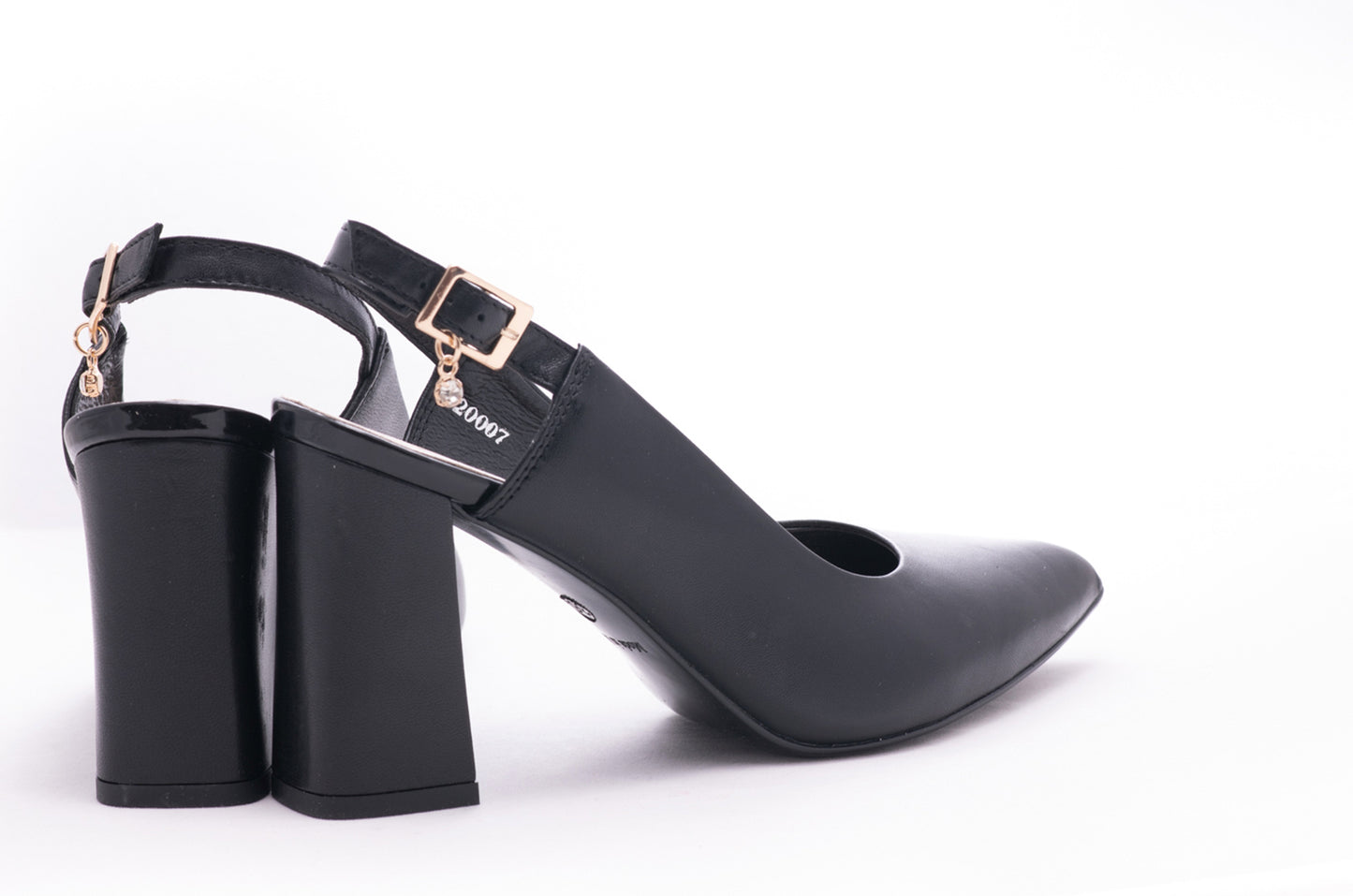 Pantofi dama eleganti piele naturala SALA 2007 negru box