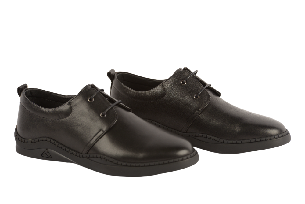 Men's casual shoes made of genuine leather MELS 1100 black