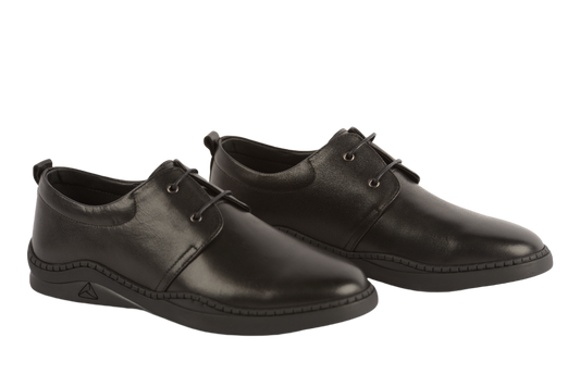 Pantofi barbati casual piele naturala MELS 1100 negru