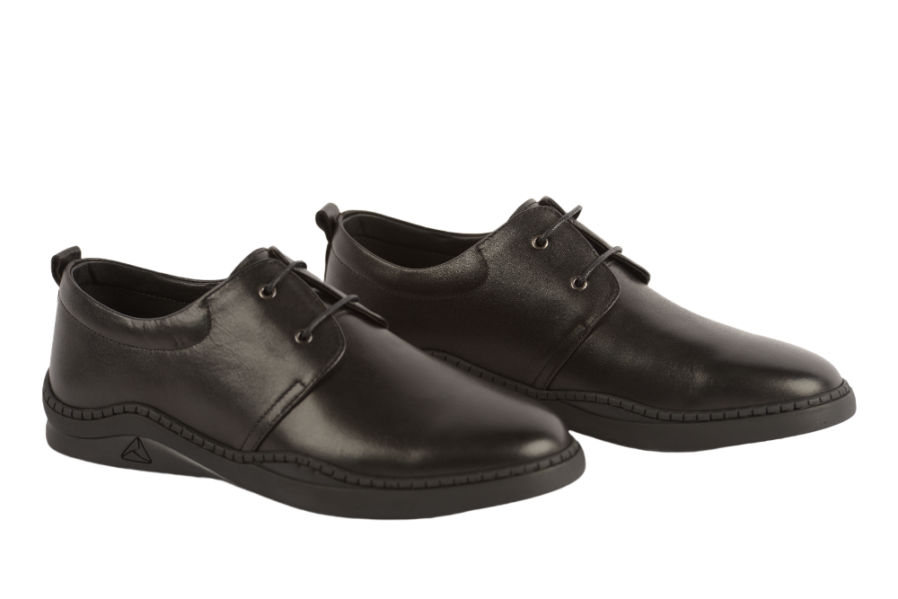 Pantofi barbati casual piele naturala MELS 1100 negru