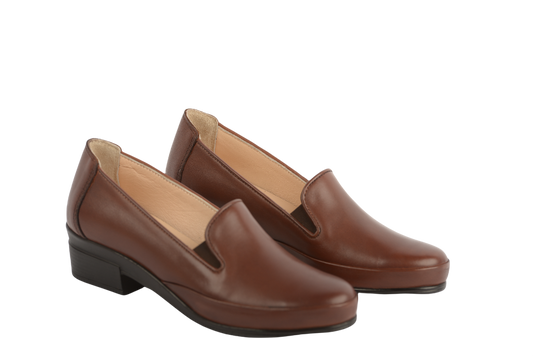 Pantofi dama casual piele naturala JOHAN 220 maro