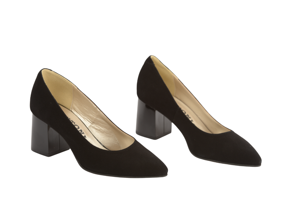 Pantofi dama eleganti piele naturala 1462 negru