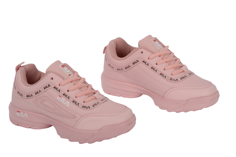 Pantofi fete piele ecologica F16 roz