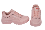 Pantofi fete piele ecologica F16 roz