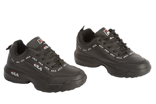 Pantofi fete piele ecologica F16 negru