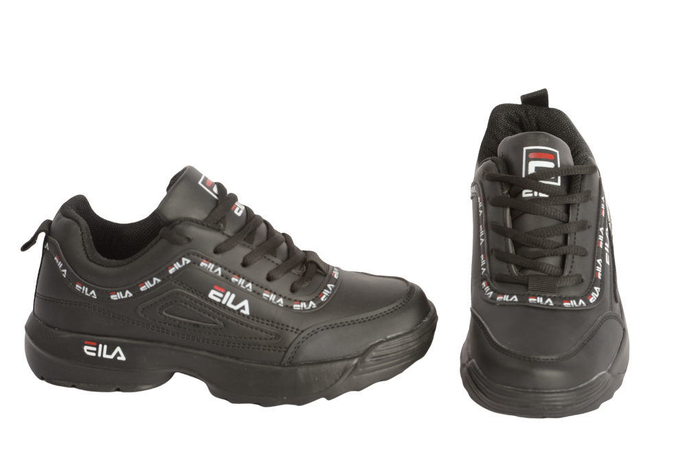 Pantofi fete piele ecologica F16 negru