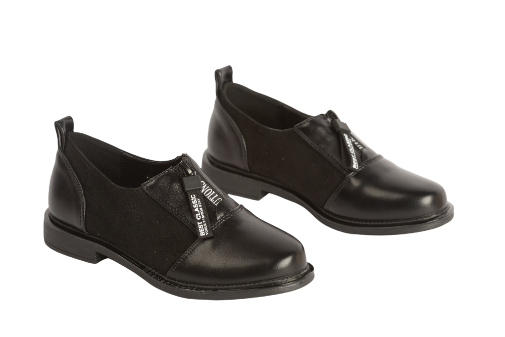 Pantofi fete piele ecologica 883 negru