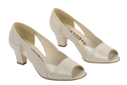 Pantofi dama eleganti piele naturala ANTONIO 5337 bej