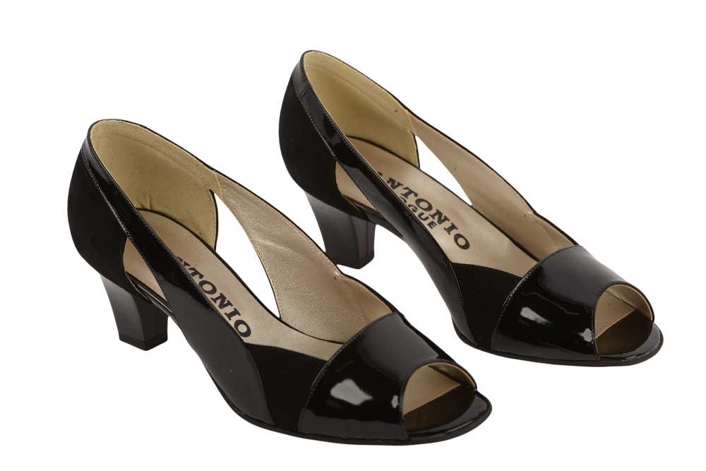 Pantofi dama eleganti piele naturala 5337 negru