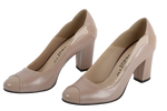 Pantofi dama eleganti piele naturala 736 grei sidef