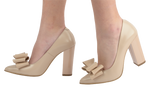 Pantofi dama eleganti piele naturala 341 roz box