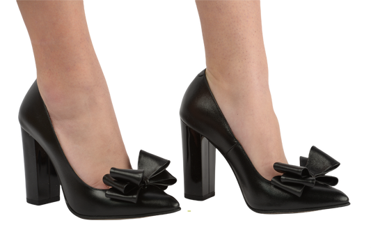 Pantofi dama eleganti piele naturala ANTONIO 341 negru box