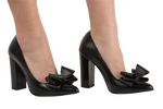 Pantofi dama eleganti piele naturala 341 negru box