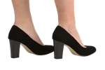 Pantofi dama eleganti piele naturala ANTONIO 2500 negru velur