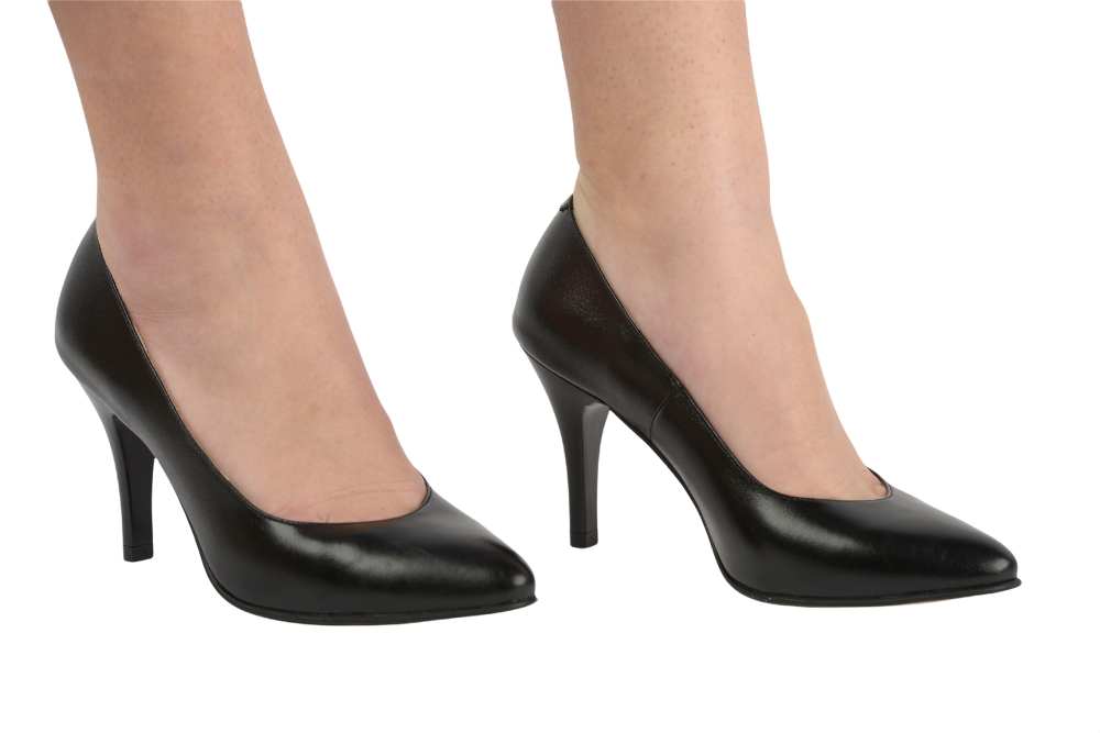 Pantofi dama eleganti piele naturala 16-229 negru box