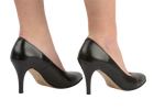 Pantofi dama eleganti piele naturala 16-229 negru box