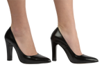 Pantofi dama eleganti piele naturala 97027 negru box