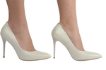 Pantofi dama eleganti piele naturala 9457 bej sidef