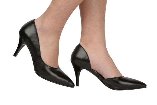 Pantofi dama eleganti piele naturala NINA OCCHINI 62 negru box