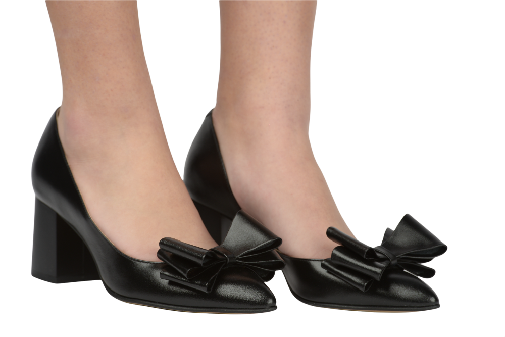 Pantofi dama eleganti piele naturala ANTONIO 4462 negru box
